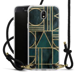 Carry Case Transparent Leather black/gold