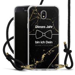 Carry Case Transparent Leder schwarz/gold