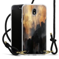 Carry Case Transparent Leather black/gold