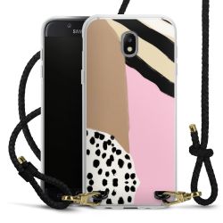 Carry Case Transparent Leather black/gold