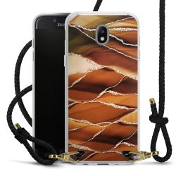 Carry Case Transparent Leather black/gold