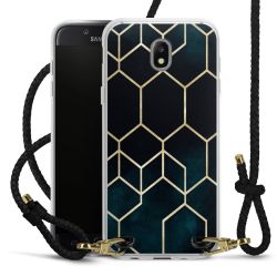 Carry Case Transparent Leather black/gold