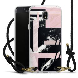 Carry Case Transparent Leather black/gold