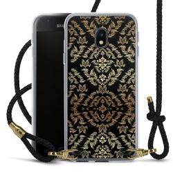 Carry Case Transparent Leather black/gold