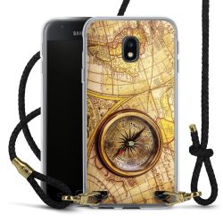 Carry Case Transparent Leather black/gold