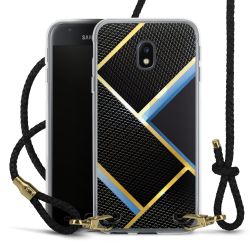 Carry Case Transparent Leather black/gold