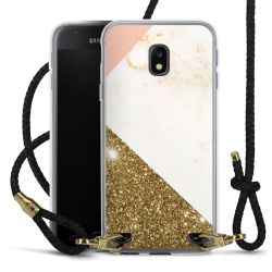 Carry Case Transparent Leather black/gold