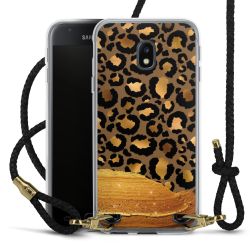 Carry Case Transparent Leather black/gold