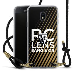 Carry Case Transparent Leather black/gold