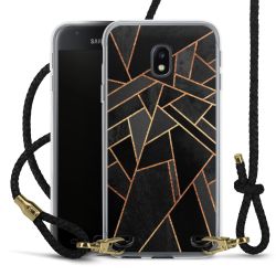 Carry Case Transparent Leather black/gold