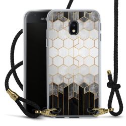 Carry Case Transparent Leather black/gold