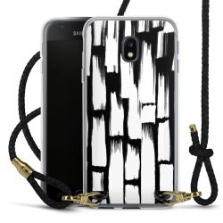 Carry Case Transparent Leather black/gold