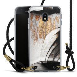 Carry Case Transparent Leather black/gold