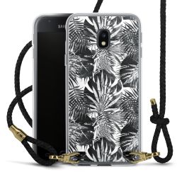 Carry Case Transparent Leather black/gold