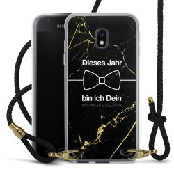 Carry Case Transparent Leder schwarz/gold