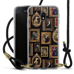 Carry Case Transparent Leather black/gold