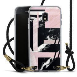 Carry Case Transparent Leather black/gold