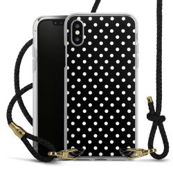 Carry Case Transparent Leather black/gold