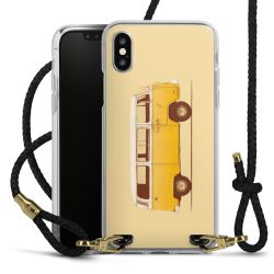 Carry Case Transparent Leather black/gold