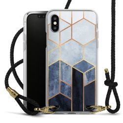 Carry Case Transparent Leather black/gold