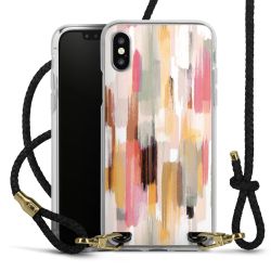 Carry Case Transparent Leather black/gold