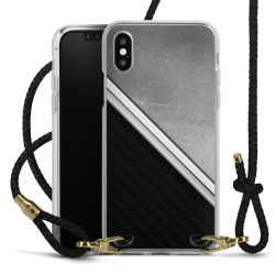 Carry Case Transparent Leather black/gold