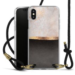 Carry Case Transparent Leather black/gold