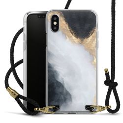 Carry Case Transparent Leather black/gold