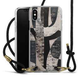 Carry Case Transparent Leather black/gold