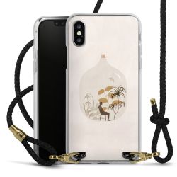 Carry Case Transparent Leather black/gold