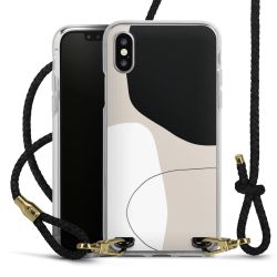 Carry Case Transparent Leather black/gold