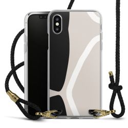 Carry Case Transparent Leather black/gold