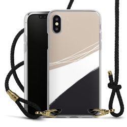 Carry Case Transparent Leather black/gold