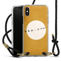 Carry Case Transparent Leather black/gold