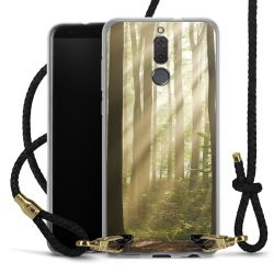 New Carry Case Transparent Leder schwarz/gold