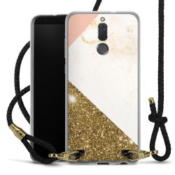 Carry Case Transparent Leather black/gold