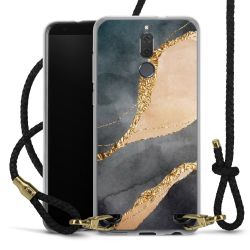 Carry Case Transparent Leather black/gold