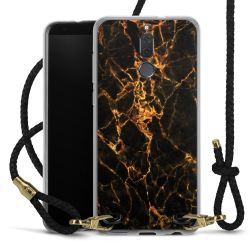 Carry Case Transparent Leather black/gold