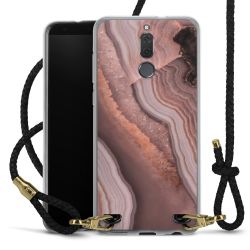 Carry Case Transparent Leather black/gold