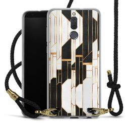 Carry Case Transparent Leather black/gold