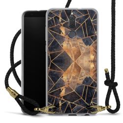 Carry Case Transparent Leather black/gold