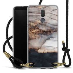 Carry Case Transparent Leather black/gold