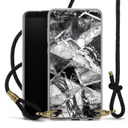 Carry Case Transparent Leather black/gold