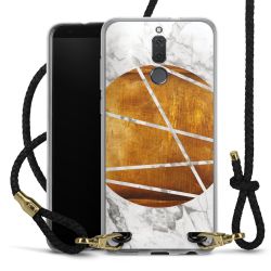 Carry Case Transparent Leather black/gold