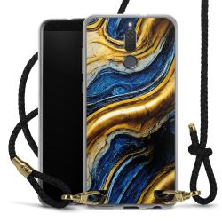 Carry Case Transparent Leather black/gold