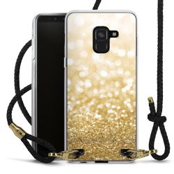 Carry Case Transparent Leather black/gold