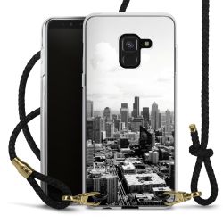 Carry Case Transparent Leather black/gold