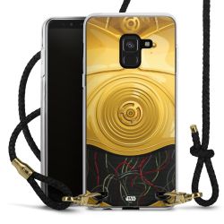 Carry Case Transparent Leather black/gold