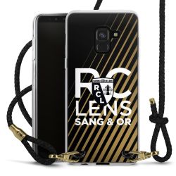 Carry Case Transparent Leather black/gold