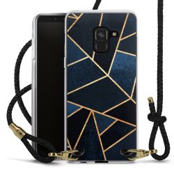 Carry Case Transparent Leather black/gold